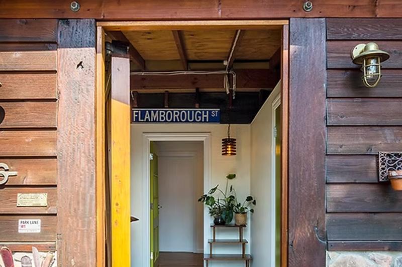 Inner hallway of converted garage