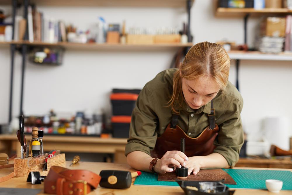Making in a backyard workshop space