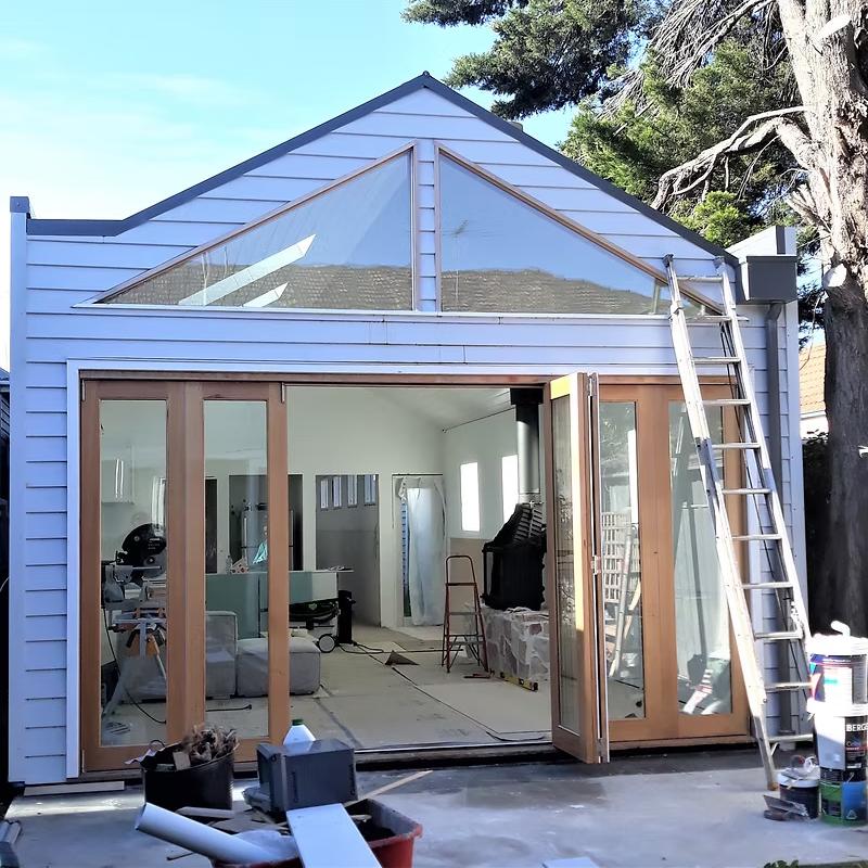 Extension to house on small block