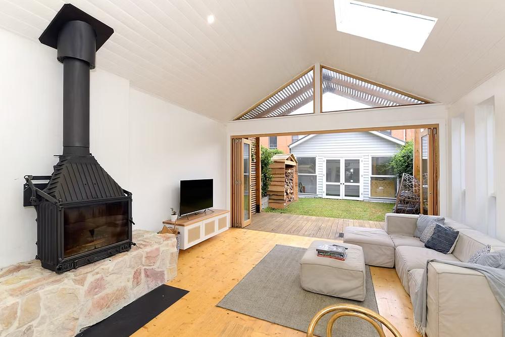 Home extension looking out to garden