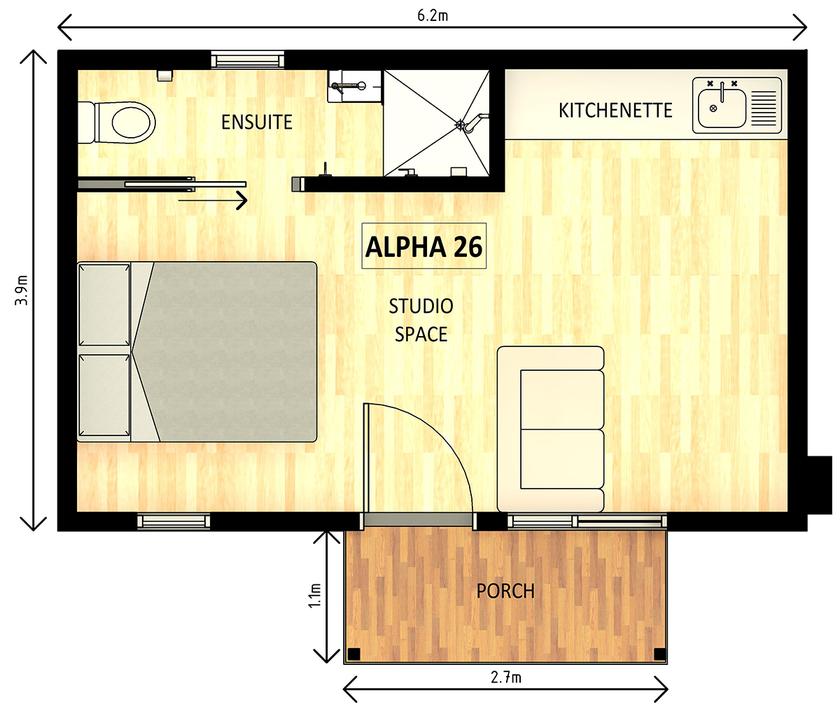 Alpha 26.1 Floorplan